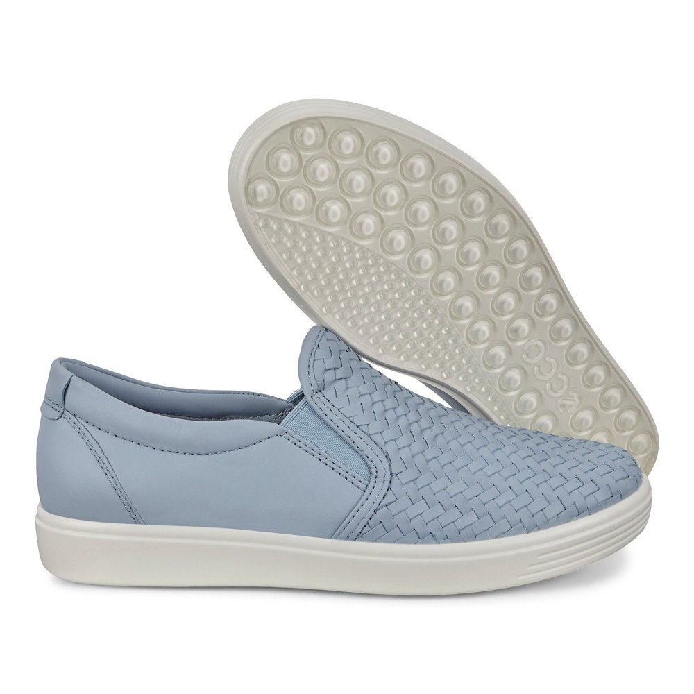 Slip On Mujer - ECCO Soft 7 - Azules - CGD564832